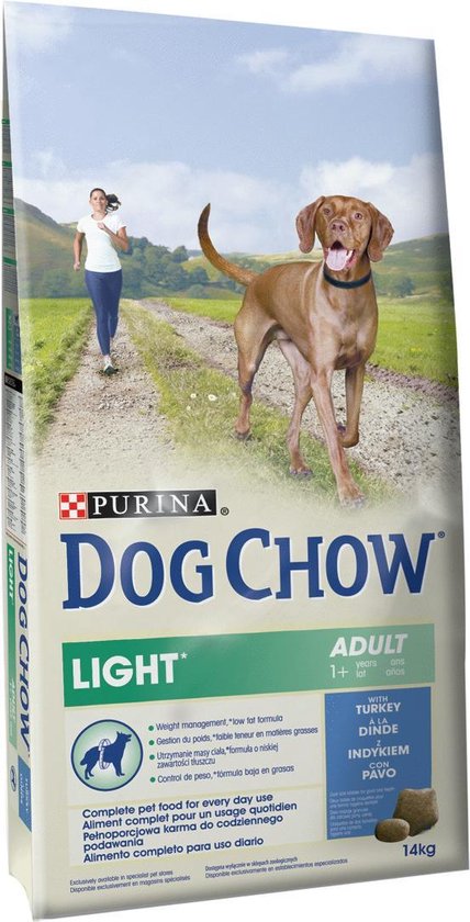 Dog Chow Adult Light - Kalkoen - Hondenvoer - 14 kg