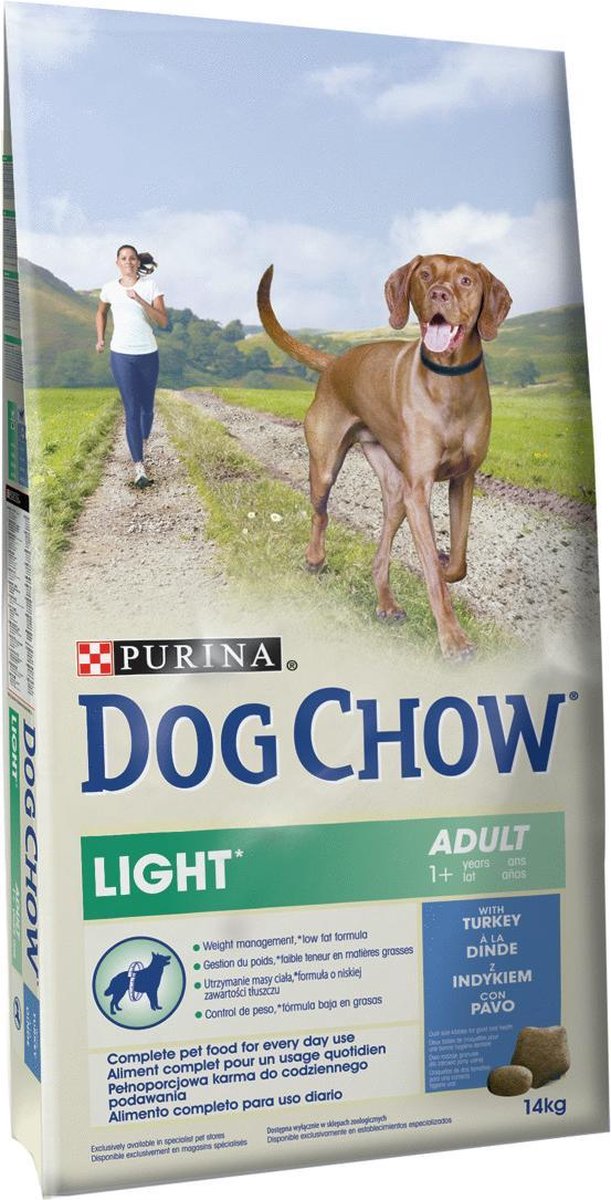 Dog Chow Dog Chow Adult Light - Kalkoen - Hondenvoer - 14 kg
