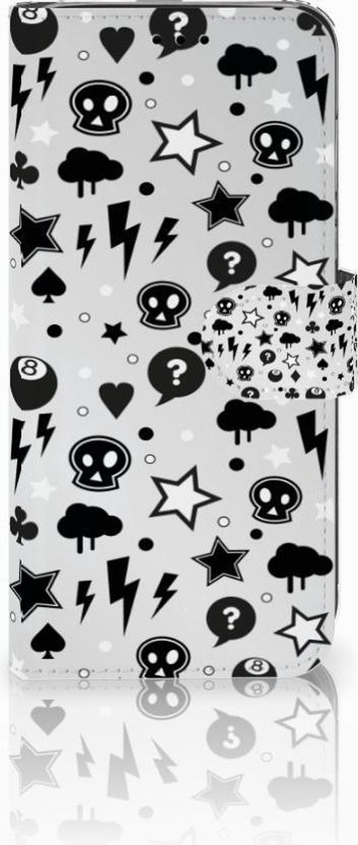 Telefoonhoesje met Naam Huawei P20 Lite Silver Punk