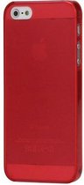 iPhone 5/5S Hoesje 0,5mm Dun Rood