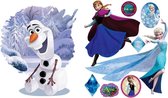 Disney Frozen Elsa & Olaf - Muursticker - 100 x 70 cm - Multi