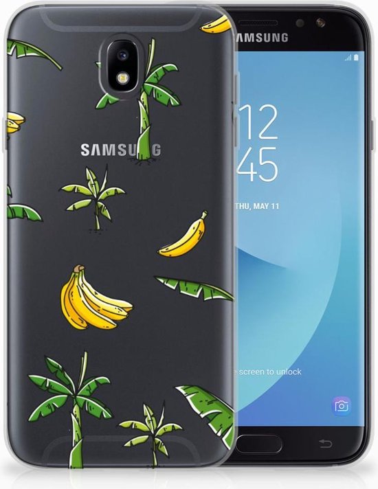 Coque pour Samsung Galaxy J7 2017 | J7 Pro Housse TPU Silicone Etui  Bananier | bol.com