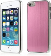 Geborsteld Aluminium Hardcase iPhone 5(s)/SE - Roze