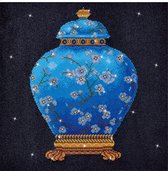 Diamond Dotz® Blue Vase - Diamond Painting (59,5x59,5 cm)