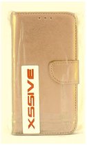 Xssive Hoesje voor Huawei Mate 10 Lite - Book Case - Geschikt voor 3 pasjes - Goud