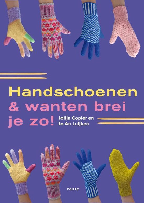 Cover van het boek 'Handschoenen en wanten brei je zo!' van J. Copier