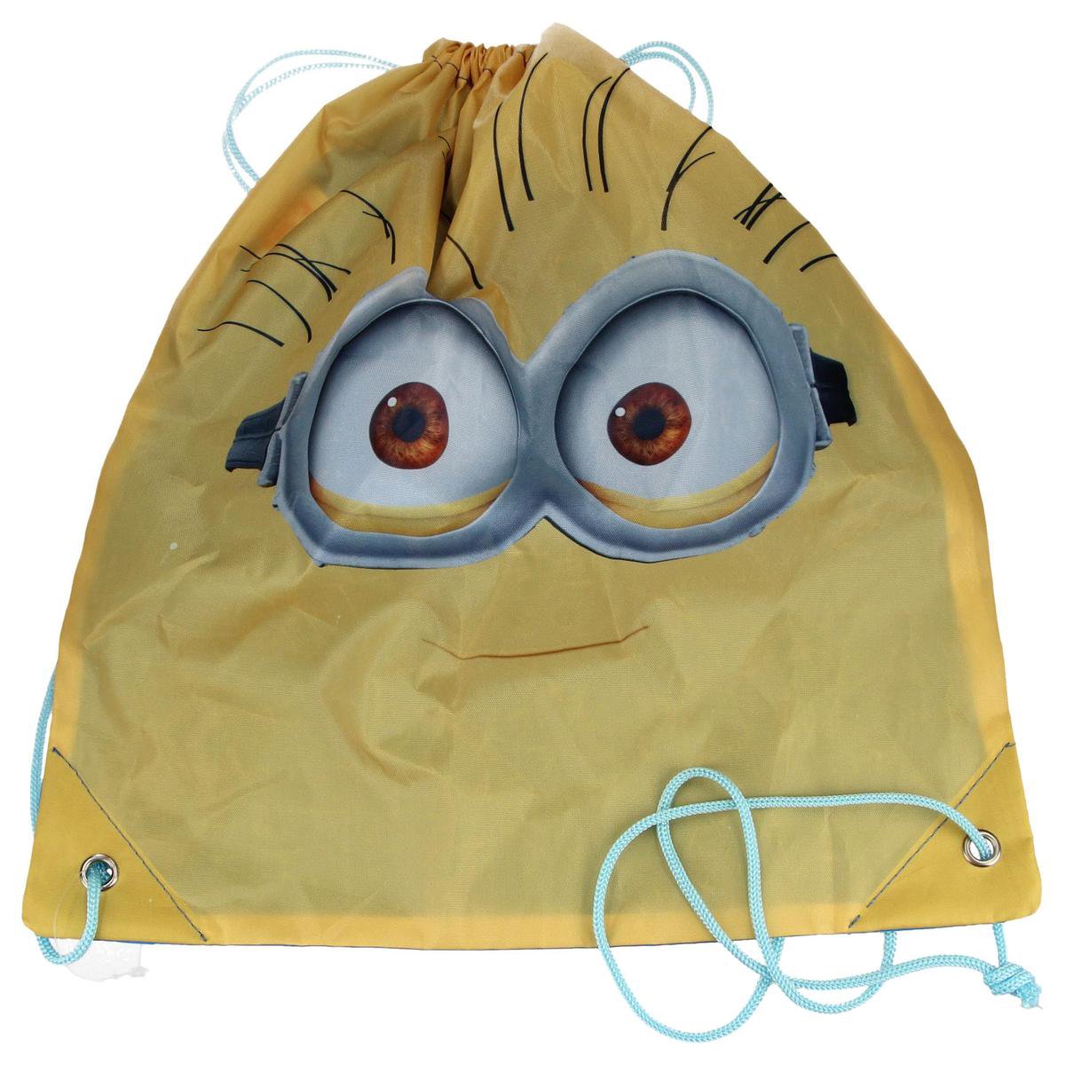 Verschrikkelijke Ikke Minion Gymtas voor Kinderen – 40x30x1cm | Schoenentas | Stoere Schooltas voor de Gymles