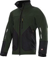 Snickers WINDSTOPPER Soft Shell Jack - 8888-3204 - Groen/Zwart - maat M