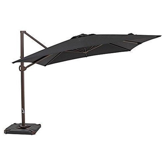 Garden Impressions Parasol Hawaii 300x300 cm Zwart