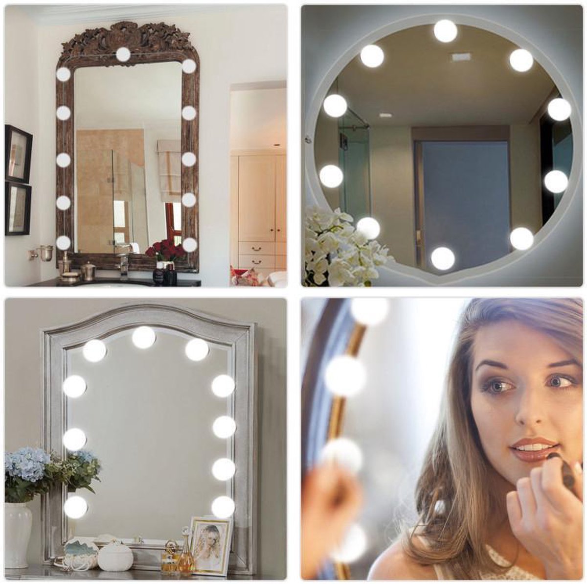 Miroir de maquillage, visage, Hollywood - Famy : Miroir Pour Toi