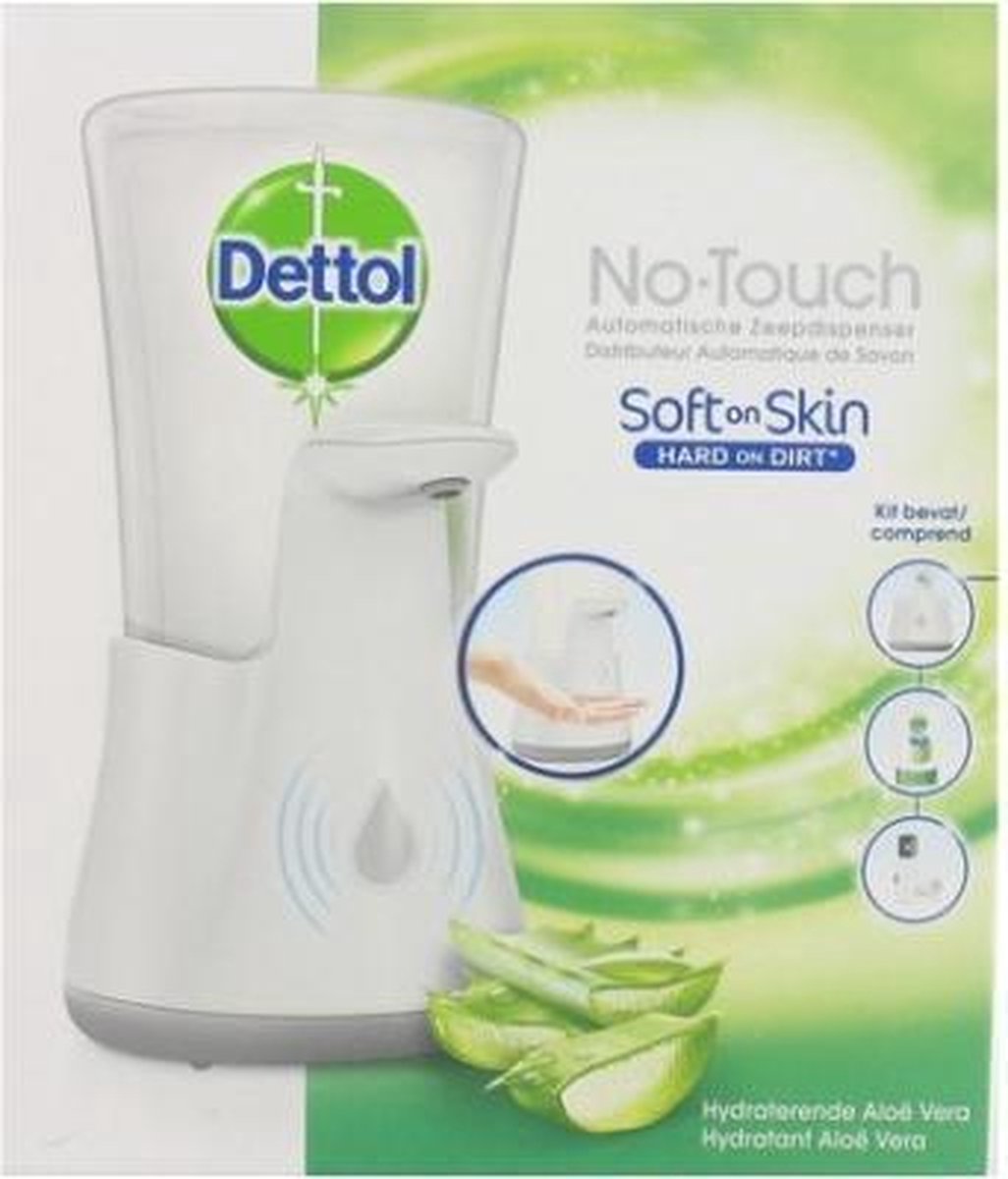 Dettol No-Touch Dispenser + Handzeep Aloe Vera | bol.com
