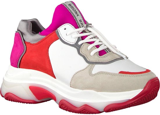 Systematisch Caroline Eik Bronx Dames Sneakers Baisley - Neon - Maat 40 | bol.com