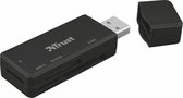 Trust Nanga - USB 3.0 (3.1 Gen 1) Type-A Geheugenkaartlezer - Zwart