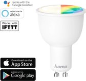 Smart LED GU10 4,5W - dimbaar bestuurbaar WIFI, app, Google Home, Alexa, IFTTT -  HAMA
