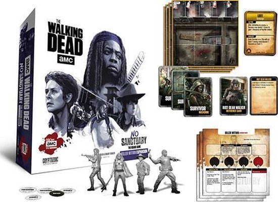 Thumbnail van een extra afbeelding van het spel amc The Walking dead No Sanctuary board game killer within expansion