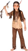 dressforfun - meisjeskostuum indianenvrouw rode havik 140 (10-12y) - verkleedkleding kostuum halloween verkleden feestkleding carnavalskleding carnaval feestkledij partykleding - 3