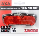 Achterlicht led simson axa naafdynamo slim steady 80mm 020779