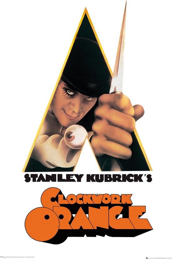 Clockwork Orange poster - Stanley Kubrick - film - 61 x 91.5 cm