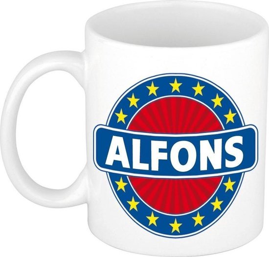 Alfons naam koffie mok / beker 300 ml - namen mokken