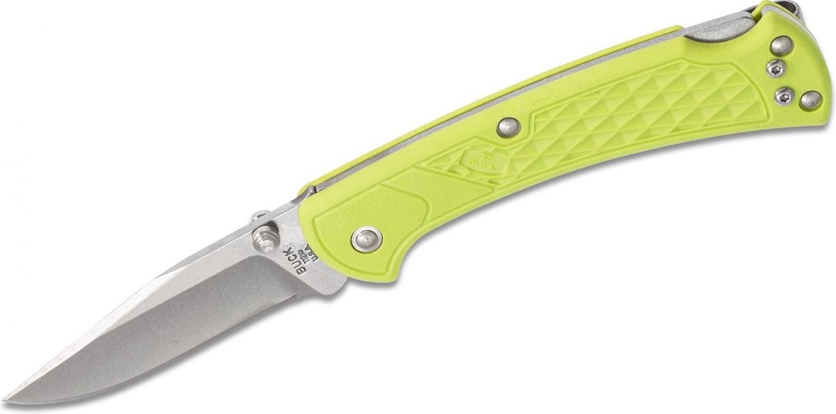 Buck zakmes Ranger Slim EDC Folding Green Clampack