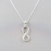 House of Jewels - Infinity Ketting 42cm - 925 Zilver