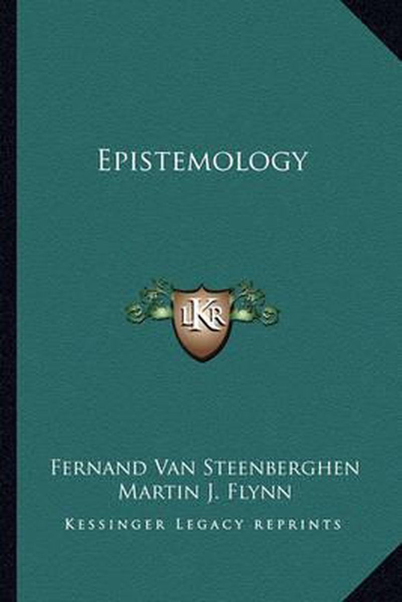 Epistemology van Fernand Van Steenberghen