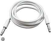 Audio Kabel 3.5mm Jack Aux Kabel Stereo 1 meter Wit - Underdog Tech