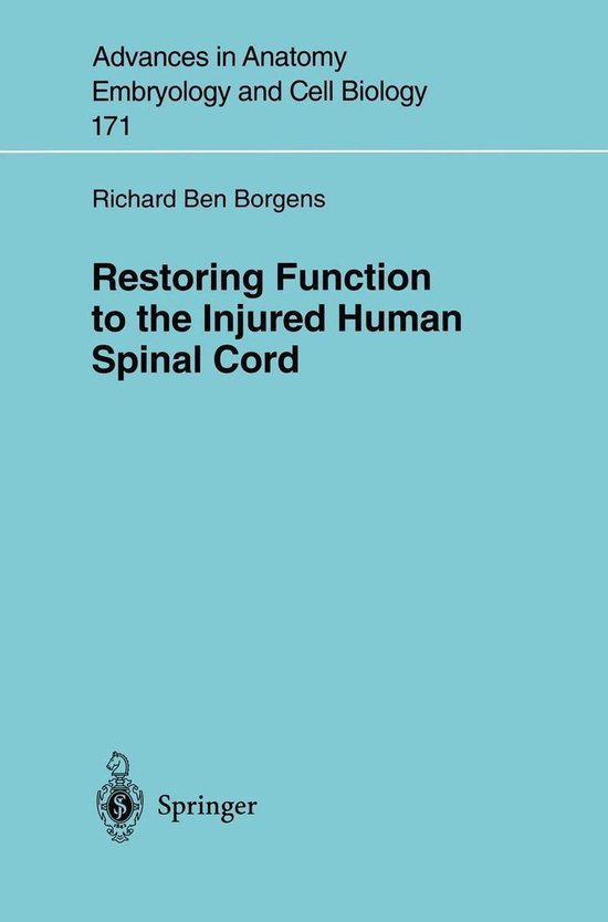 Medicine (R0) - Restoring Function to the Injured Human Spin ... - cover
