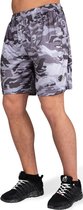 Gorilla Wear Kansas Shorts - Zwart/Grijs Camo