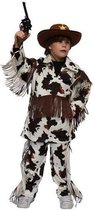 Cowboy western kostuum / verkleedpak met koeienprint voor kinderen 152 (12 jaar)