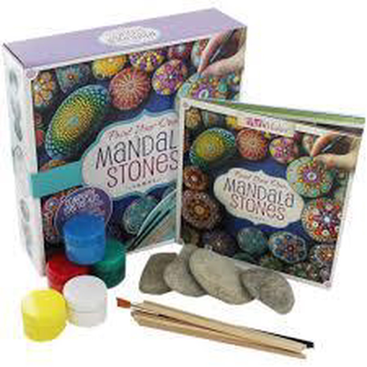 Paint Your Own Mandala Stones-This Complete Starter Kit includes all you  need to create Stunning Hand-Made Pieces of Art: Katie Cameron, Hinkler:  9781488905797: : Books