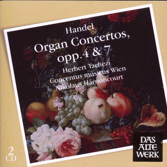 Handel Organ Concertos Op 4and7 Nikolaus Harnoncourt Cd Album