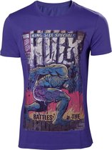 Marvel - The Hulk - Paars Heren T-shirt - S