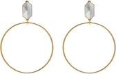 P D Paola 925 Sterling Zilveren Goudkleurige Oorbellen  - Goud