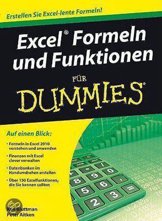 Excel Formeln und Funktionen Fur Dummies - cover