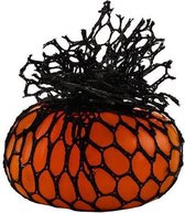 Stressbal in Zwart Net – Voor het Bestrijden van Stress – Oranje