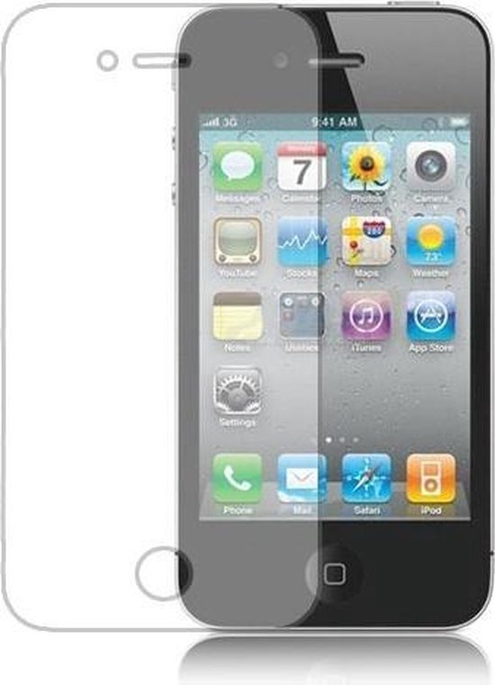 genade Industrialiseren Kalmte Apple iPhone 4 | 4S Screenprotector Transparant | bol.com
