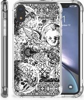 Case Anti-shock Geschikt voor iPhone XR Skulls Angel