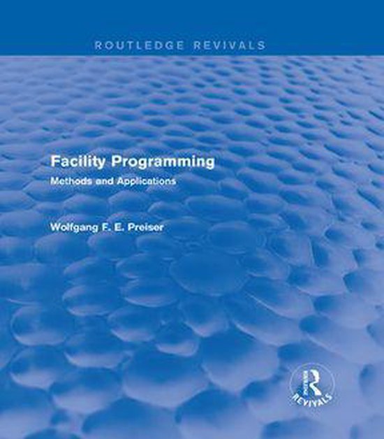 Routledge Revivals - Facility Programming (Routledge Revival ... - cover