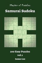 Samurai Sudoku- Master of Puzzles - Samurai Sudoku 200 Easy vol. 1