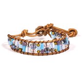 Yogi & Yogini naturals Armband bohemian met Tree of life (1 cm)