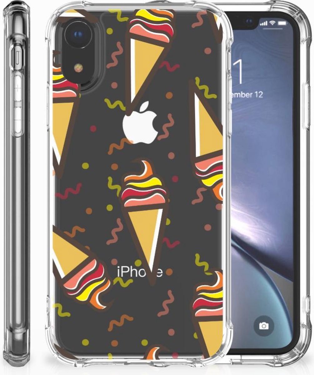 Apple iPhone Xr Beschermhoes Icecream