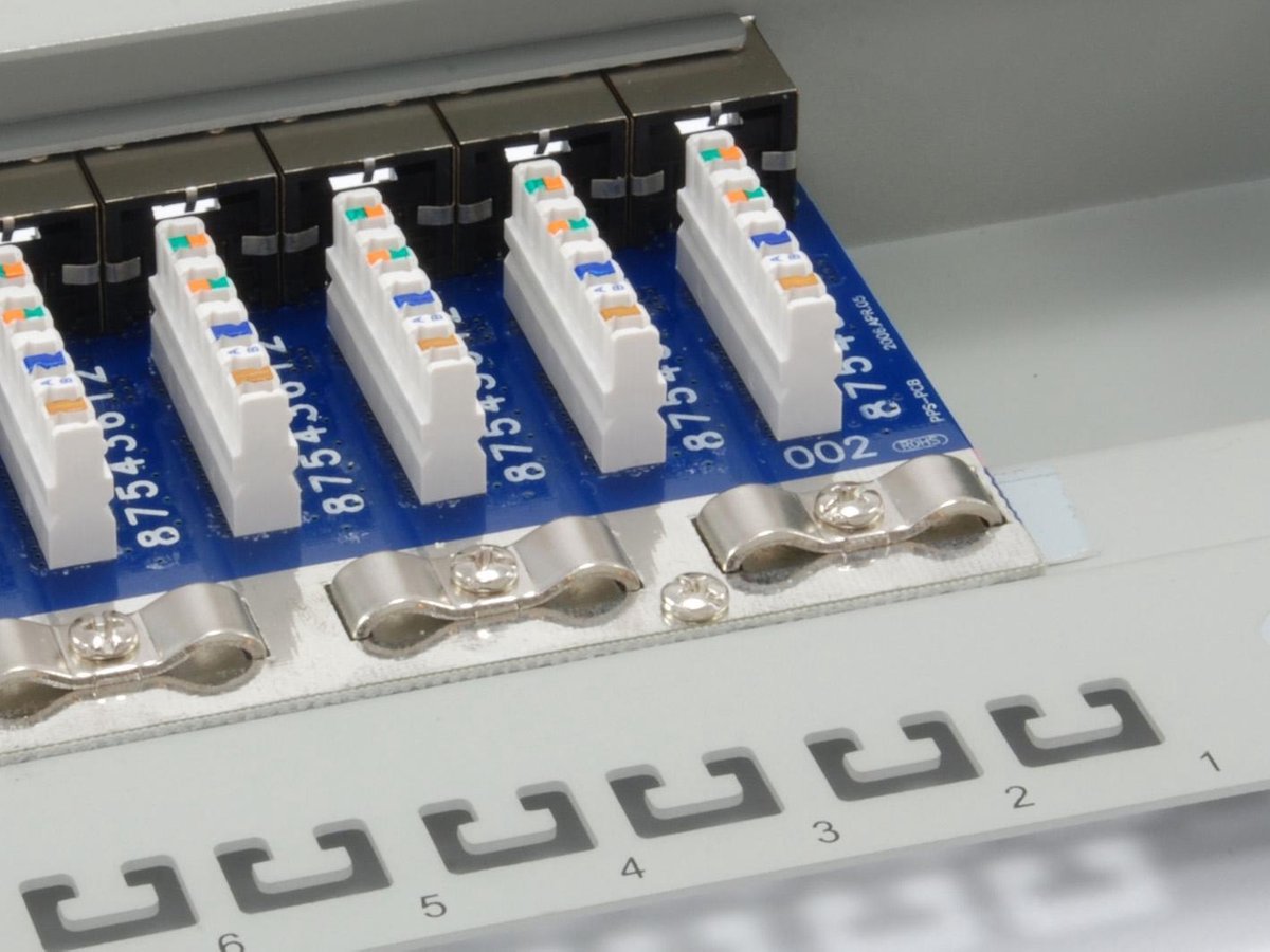 Equip 326316 Pannello Di Connessione Rack 19" 1U CAT 6e - 16 Porte RJ45, Schermato STP, Terminazione LSA - 2