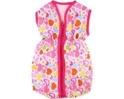 foto van Johntoy Slaapzak Babypop Rose 38 Cm Roze