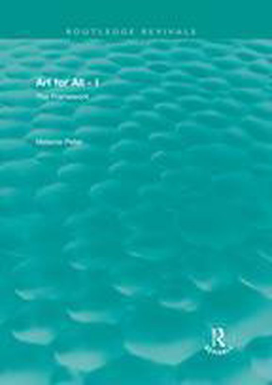 Routledge Revivals - Art for All - I - cover