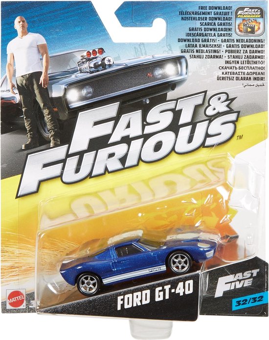 Die-cast voertuig Fast & Furious Ford GT-40