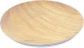 Onderbord - geschikt voor taart of bord - hout - 33 cm - Kinta