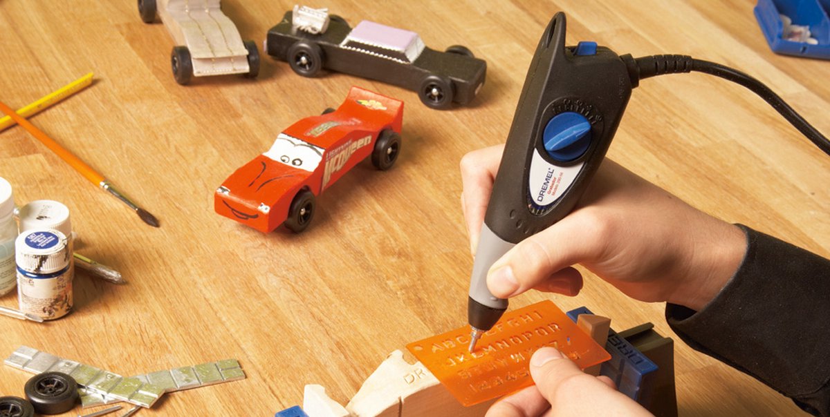 Dremel 290 Graveerpen - 35 W - Inclusief graveerpunt en graveersjablonen – foto 5