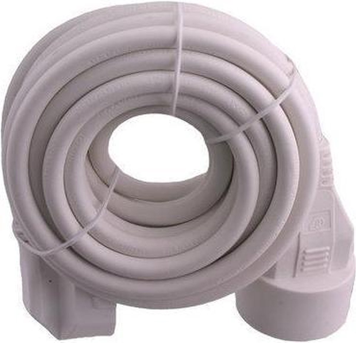 Rallonge électrique 5m DEBFLEX - 3 Fils 1.5mm², 16A, Prise 2P+T, Blanche, Intérieur