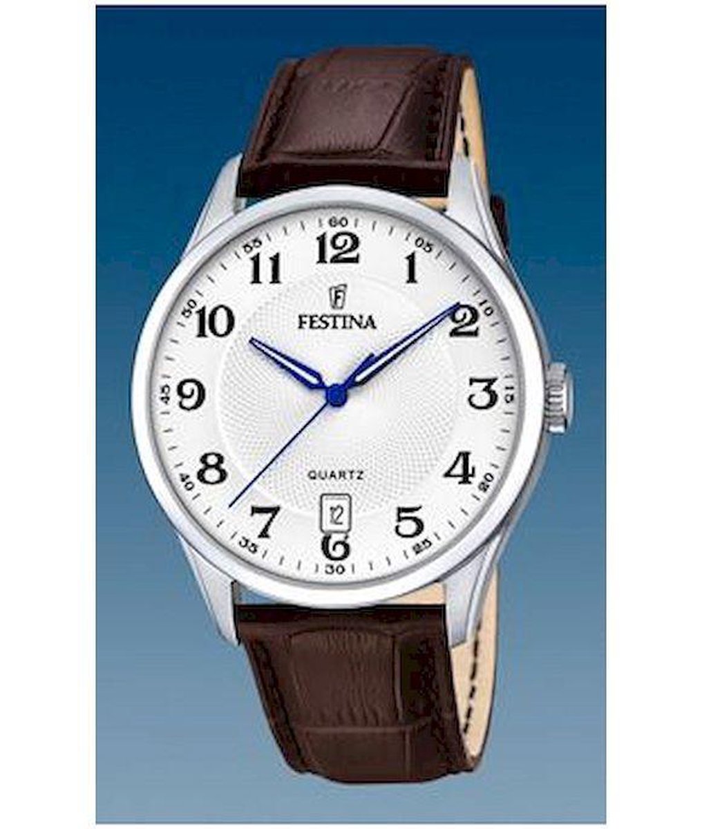 Festina - F20426-1 - Polshorloge - Heren - Quartz - Lederen band